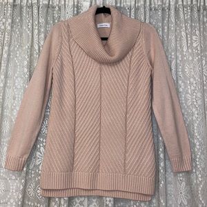 EUC Womens Calvin Klein Cowl Neck Pullover Sweater